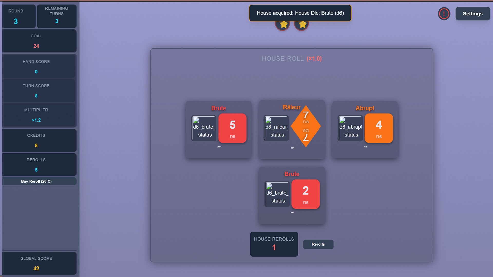 Dice Rogues screenshot #1