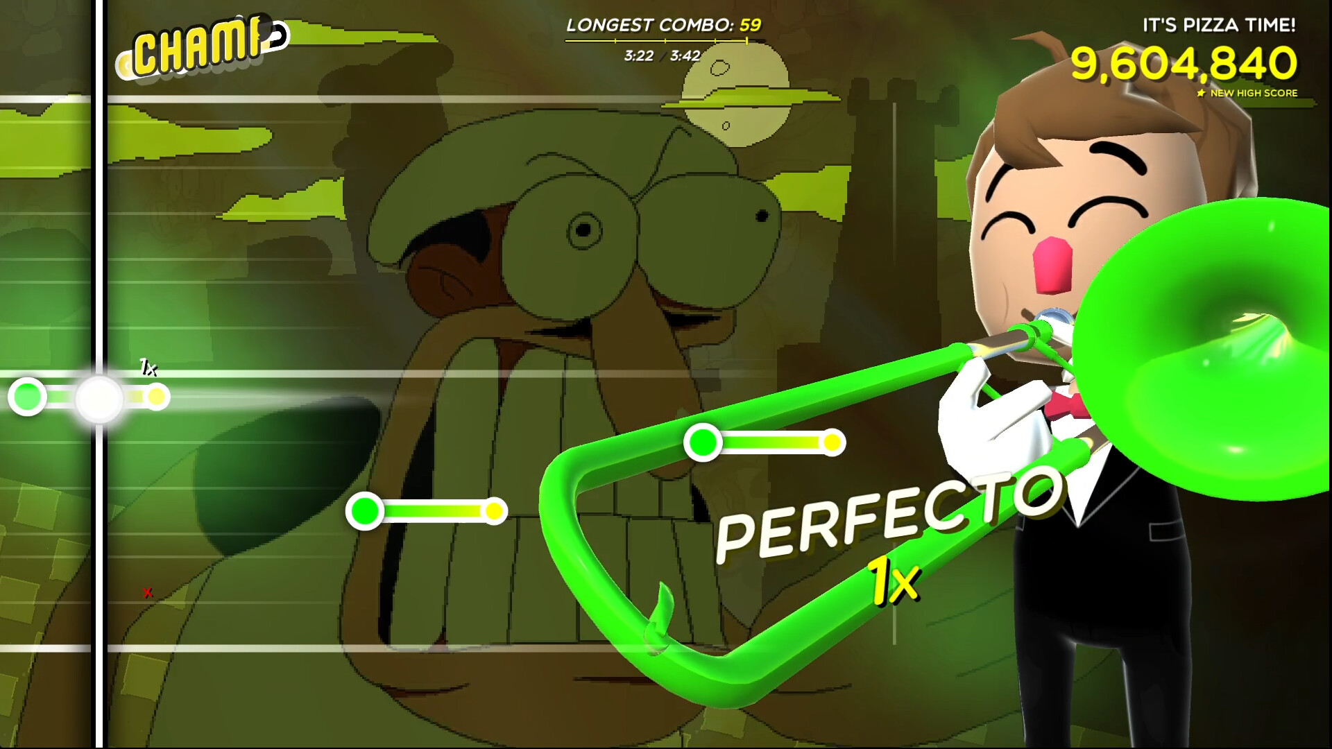 Trombone Champ: Pizza Tower Song Pack Featured Screenshot #1