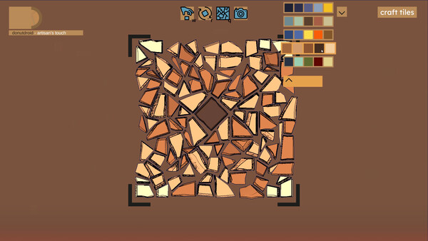 Screenshot of A Game About Making Mosaics