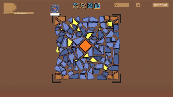 Screenshot of A Game About Making Mosaics