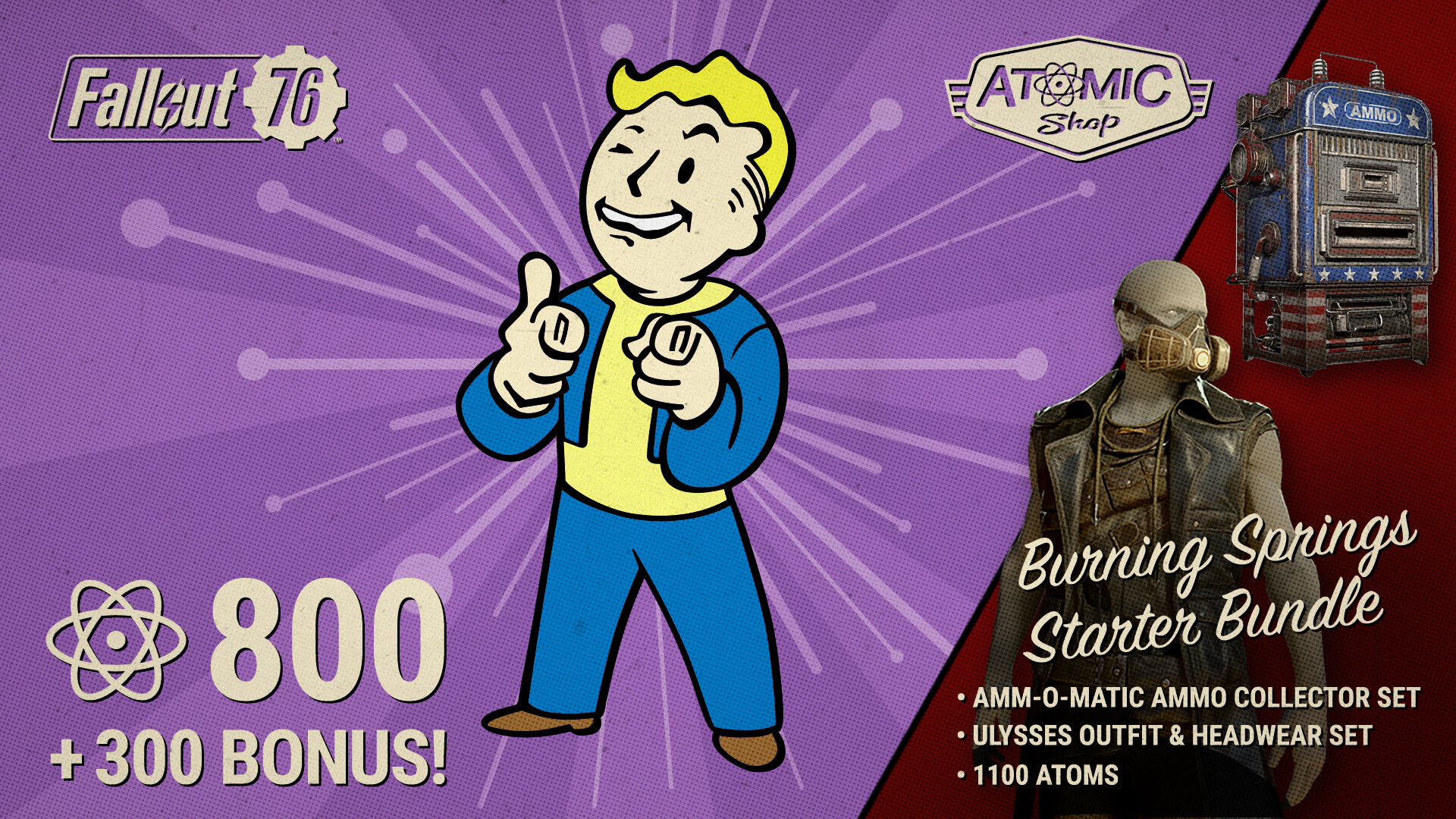 Fallout 76: Burning Springs Starter Bundle Featured Screenshot #1