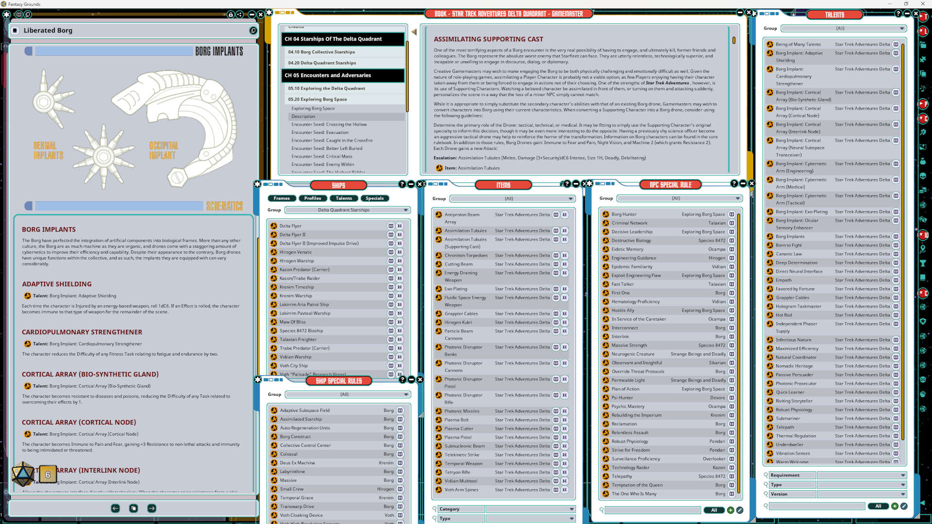 Fantasy Grounds - Star Trek Adventures: Delta Quadrant Sourcebook