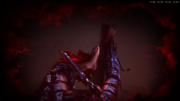 Screenshot of Half Left gameplay showing in-action mechanics
