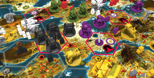 Tabletopia - Scythe: The Wind Gambit + Invaders from Afar