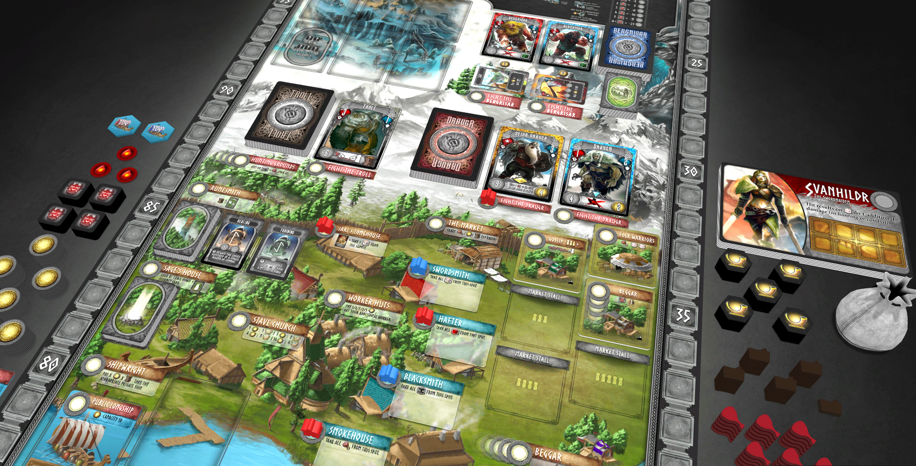 Tabletopia - Champions of Midgard: The Dark Mountains в Steam