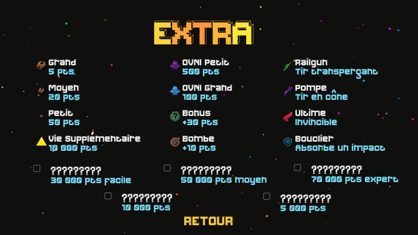 Скриншот из ASTEROIDS