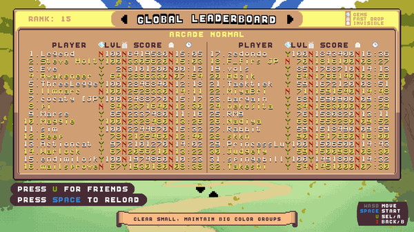 Raining Blobs Screenshot