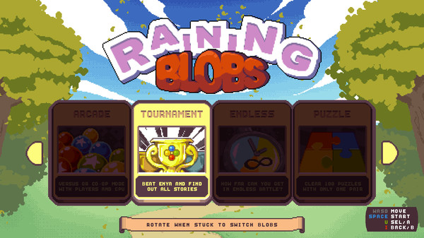 Raining Blobs Screenshot