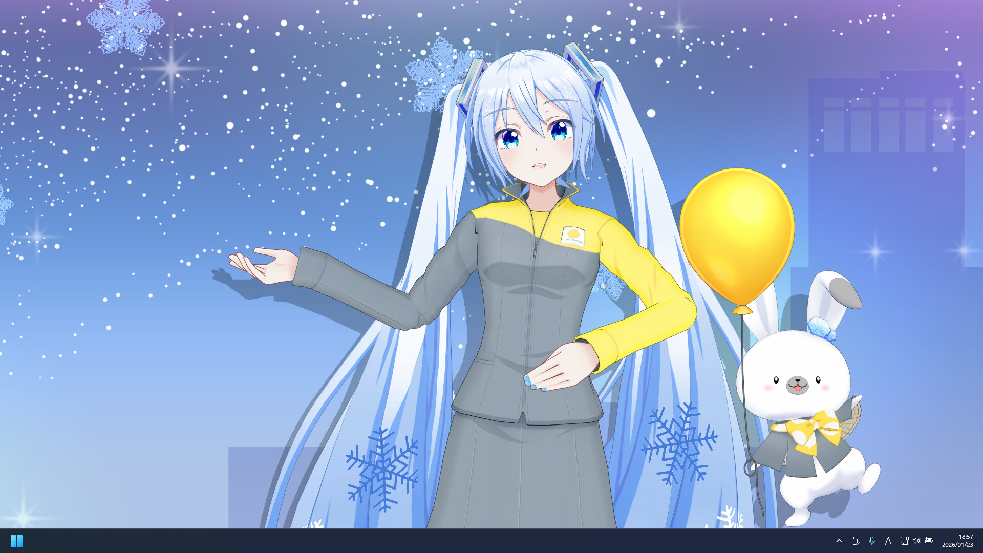 Desktop Mate SNOW MIKU JR Tower Ver. DLC Featured Screenshot #1