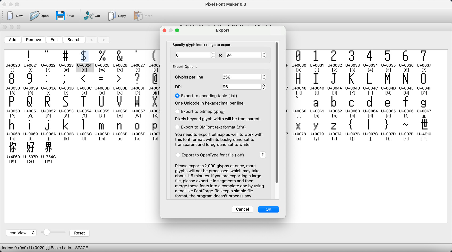 Pixel Font Maker screenshot 4
