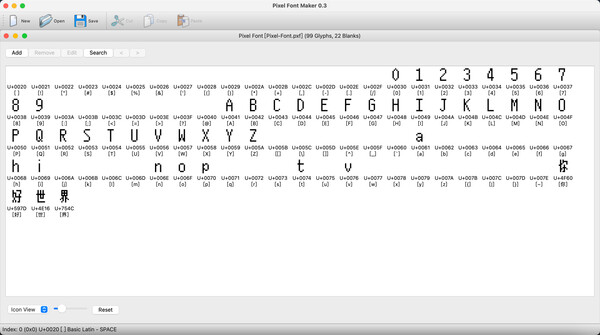 Pixel Font Maker for linux