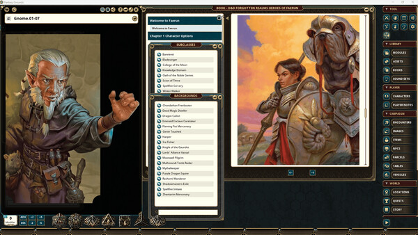Fantasy Grounds - Dungeons & Dragons Forgotten Realms Heroes of Faerun screenshot 3