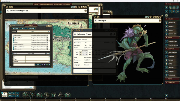 Fantasy Grounds - Dungeons & Dragons Forgotten Realms Adventures in Faerun screenshot 4