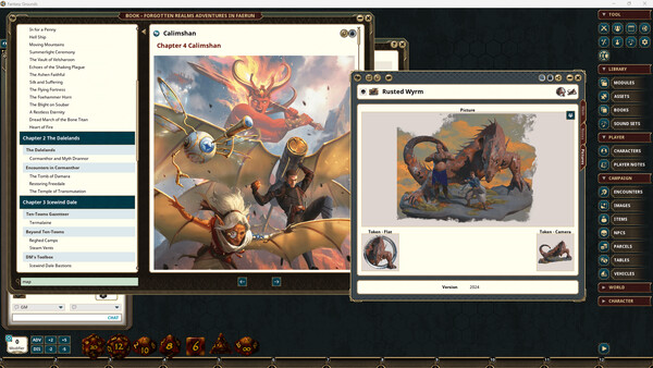 Fantasy Grounds - Dungeons & Dragons Forgotten Realms Adventures in Faerun
