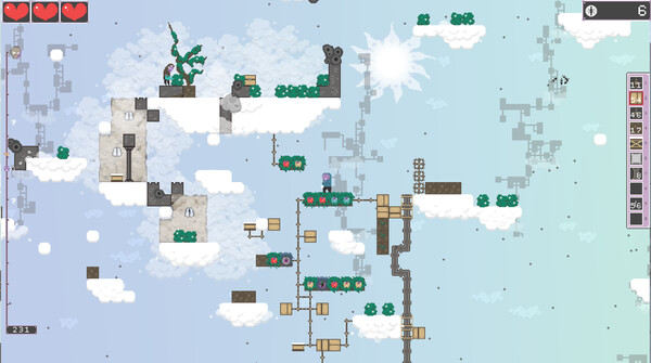 Screenshot of ToWhere? gameplay showing in-action mechanics