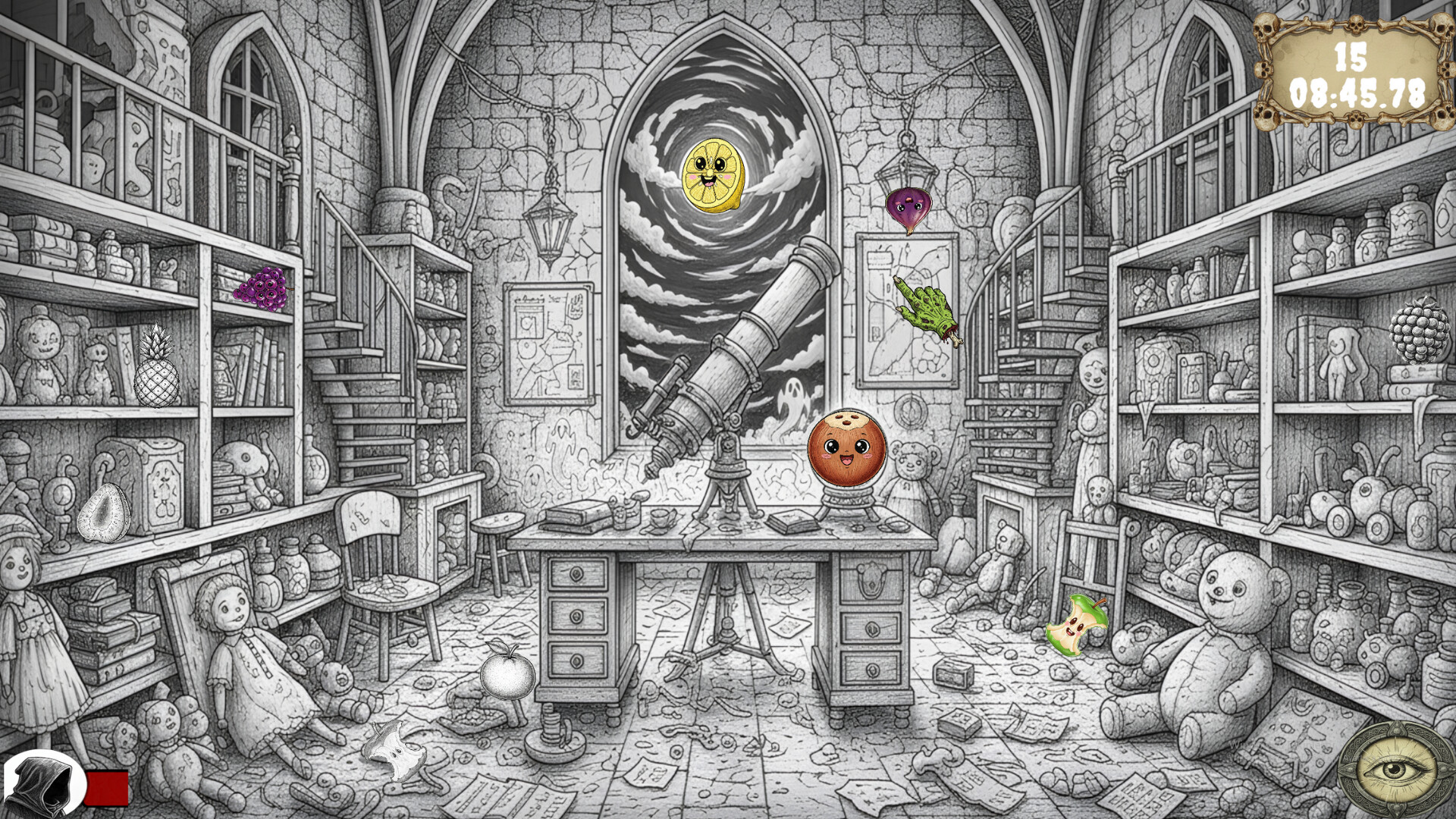 Halloween Mystery: 100 Hidden Object Fruits screenshot 1