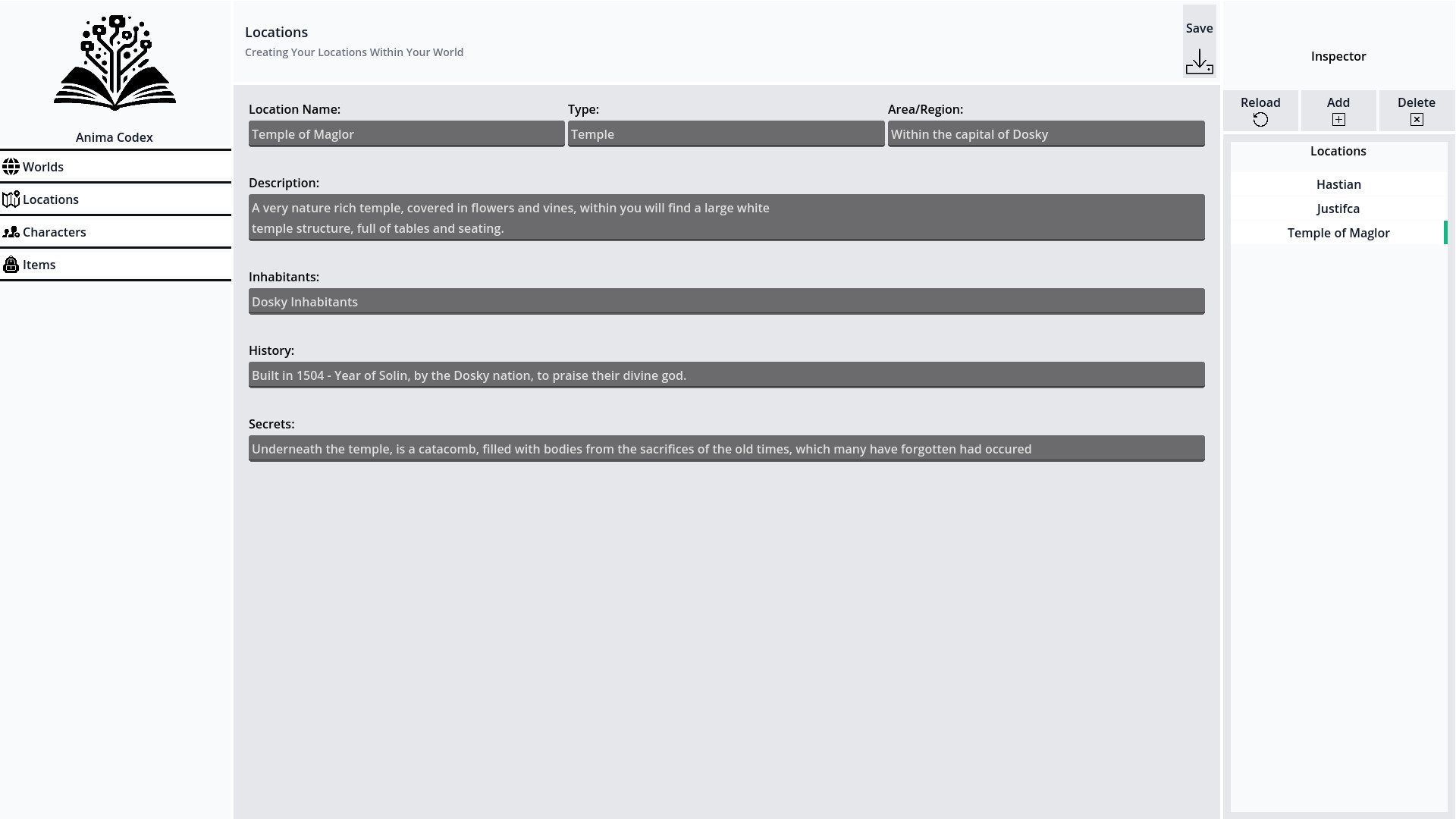 Anima Codex screenshot #2