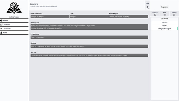 Скриншот из Anima Codex