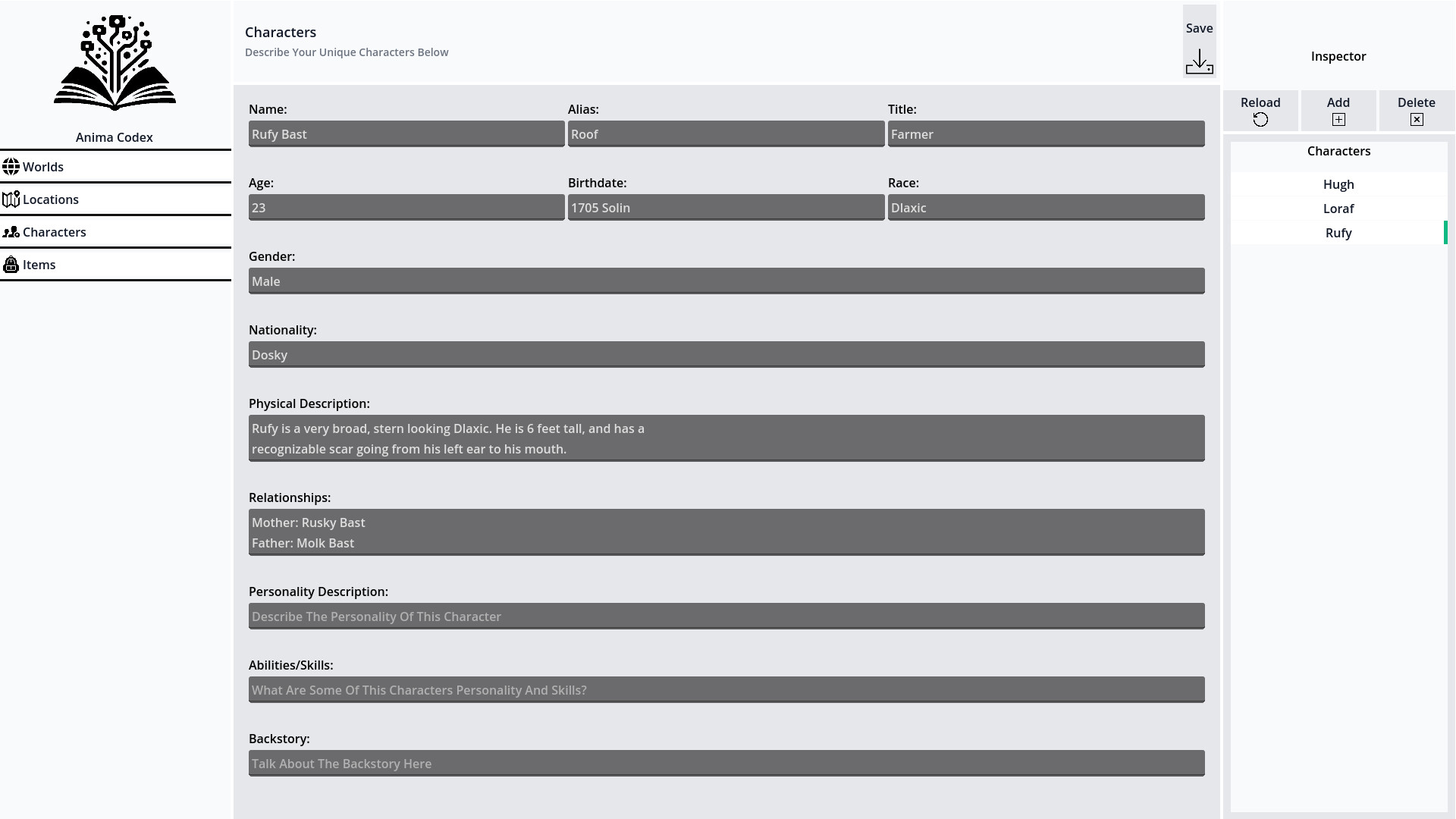 Anima Codex screenshot #3