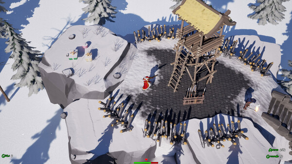 Screenshot of Santa with Gun