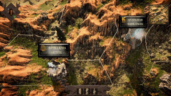 Screenshot of Hattu: Ancient War gameplay showing in-action mechanics