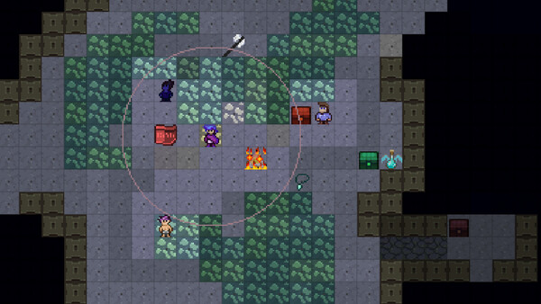 Screenshot of EmbeRogue gameplay showing in-action mechanics