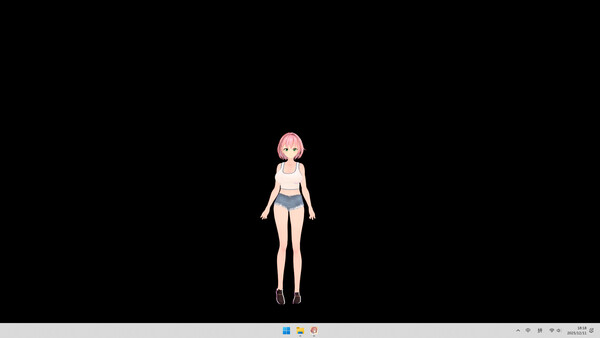 Screenshot of The Interdependent View-Dimension: Zena gameplay showing in-action mechanics