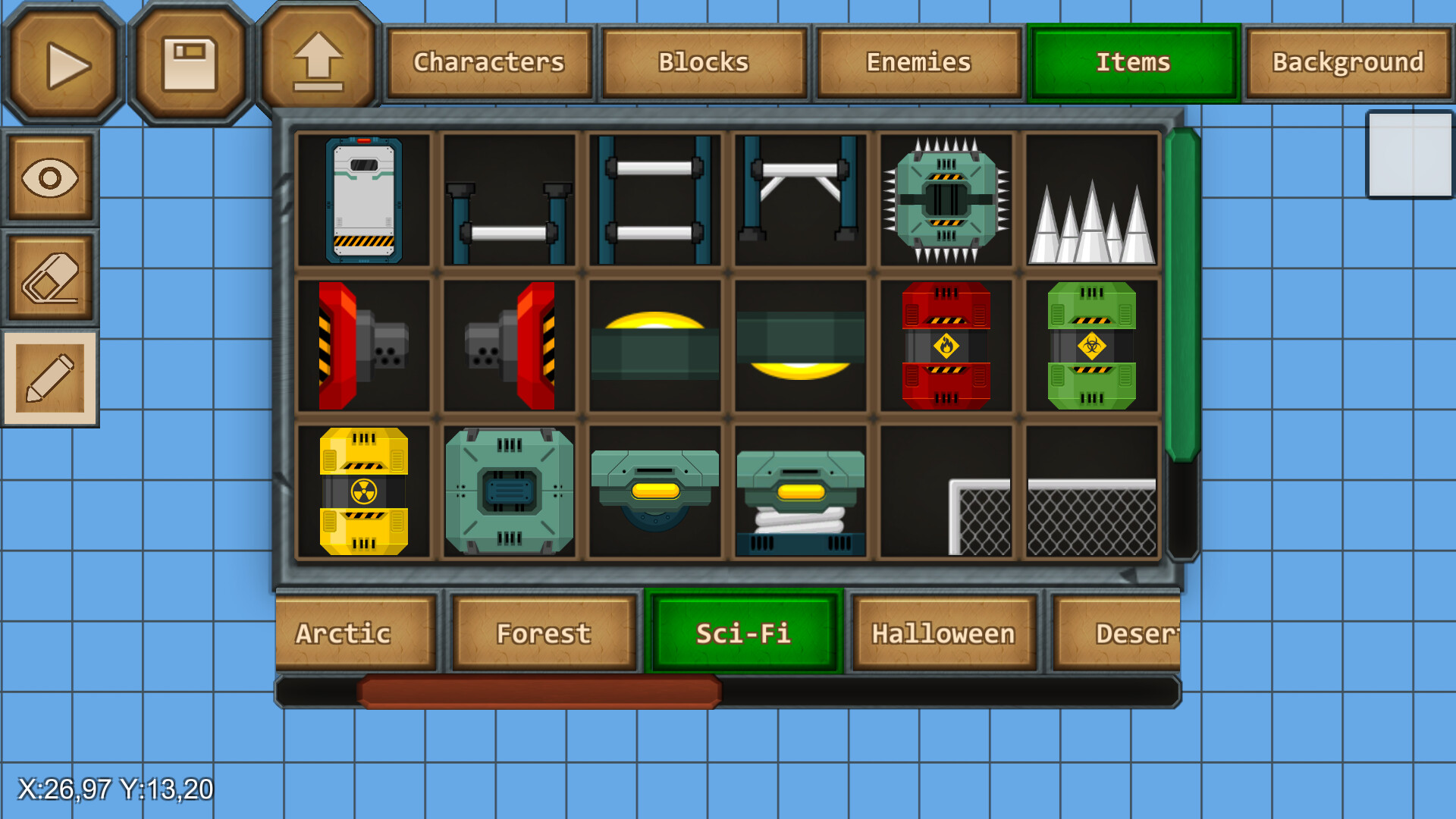 Sci-Fi Theme for Epic Game Maker Featured Screenshot #1