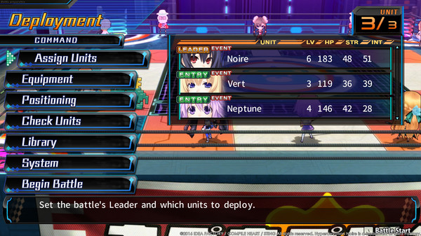 Screenshot z Hyperdevotion Noire: Goddess Black Heart