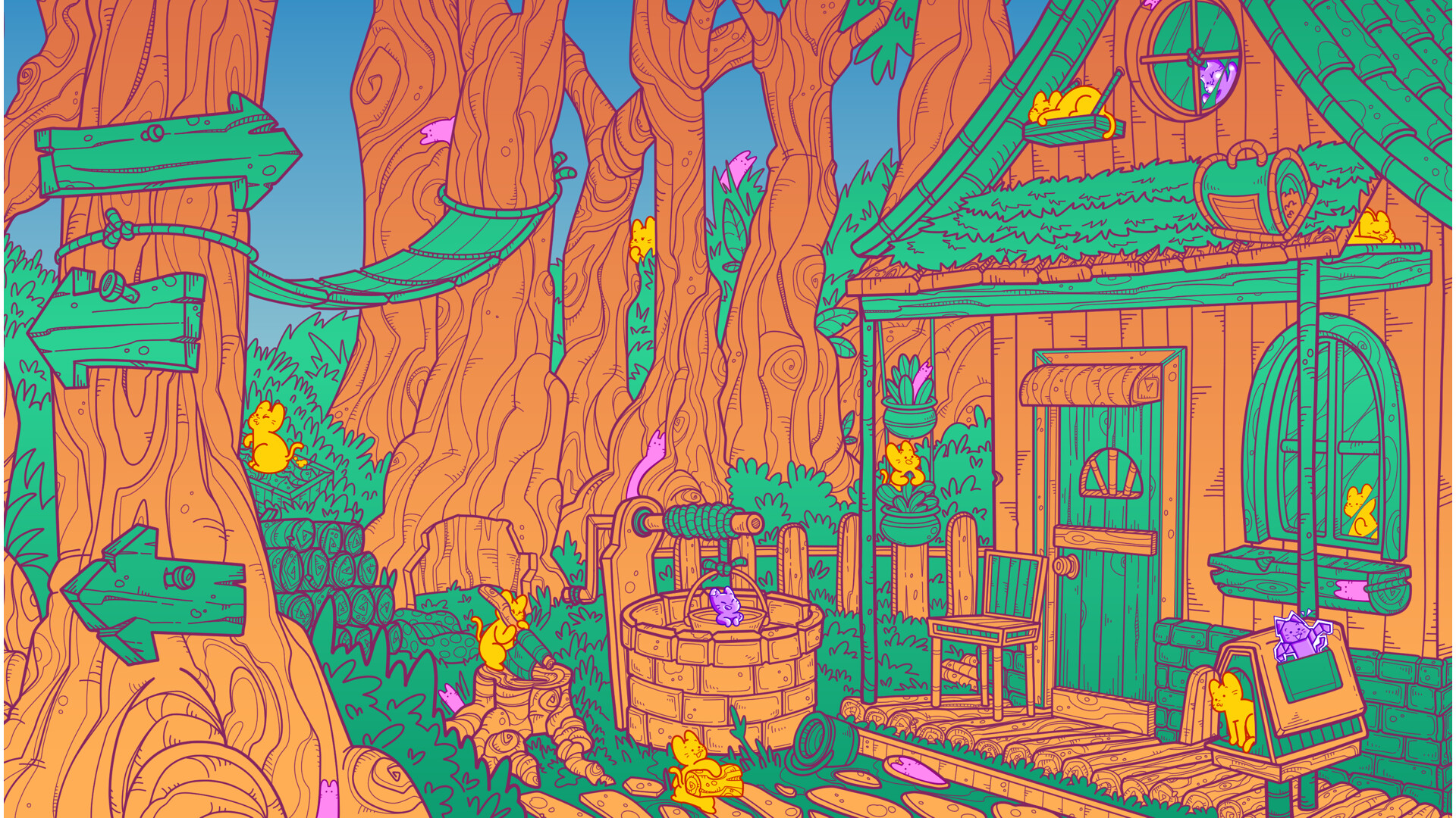 Flats Full of Cats: Capes & Curses 스크린샷 2