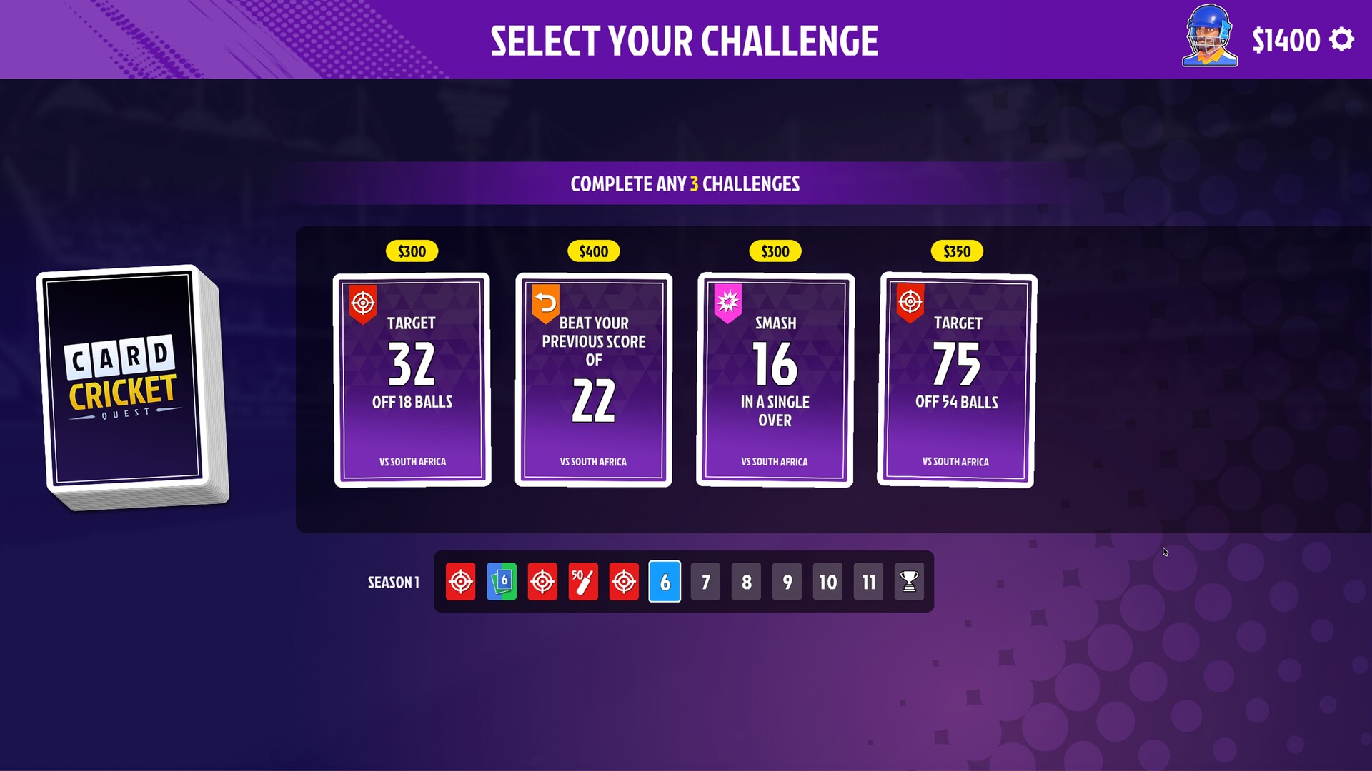 Card Cricket Quest screenshot #5