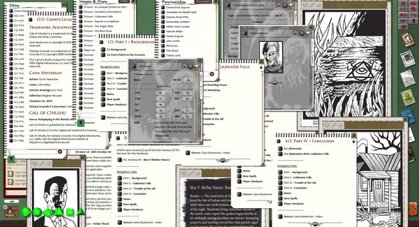 Fantasy Grounds - Call of Cthulhu: Canis Mysterium