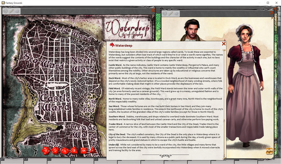 Screenshot z Fantasy Grounds - D&D Sword Coast Adventurer's Guide Screenshot z Fantasy Grounds - D&D Sword Coast Adventurer's Guide