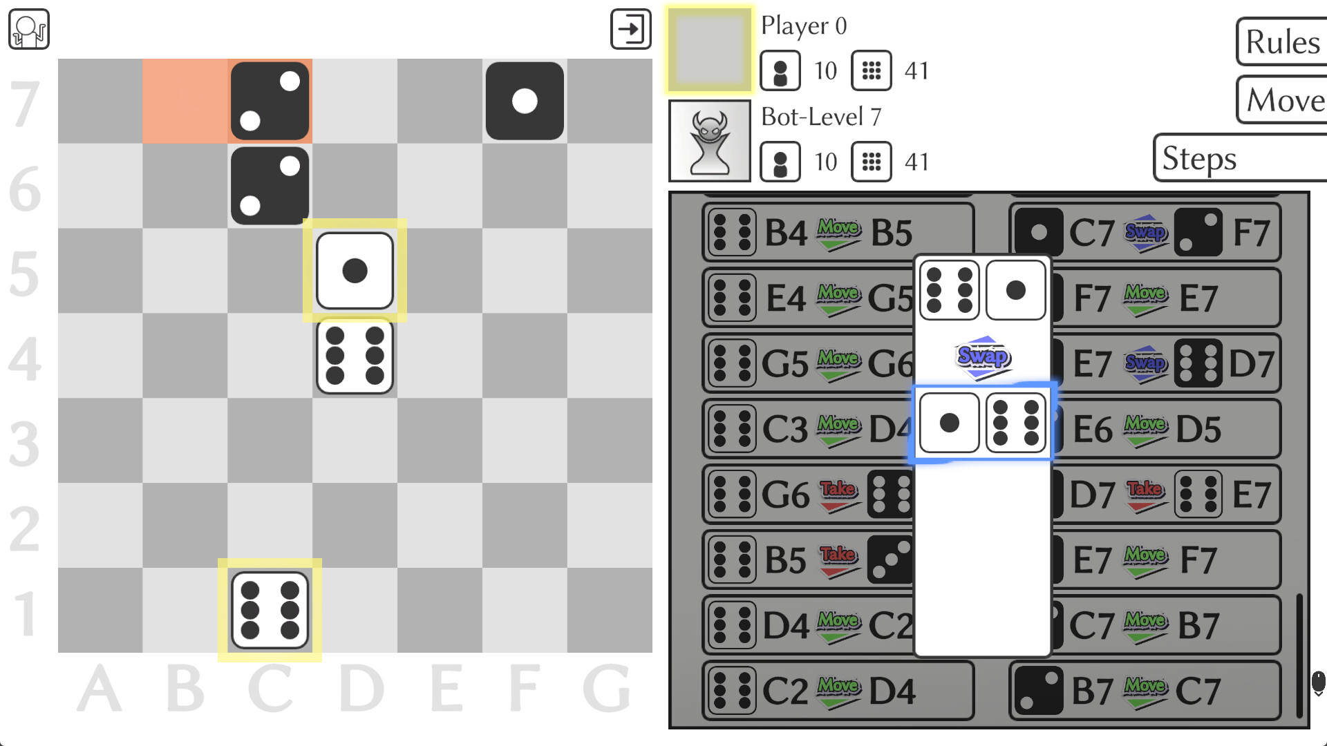 Dice chess screenshot #5