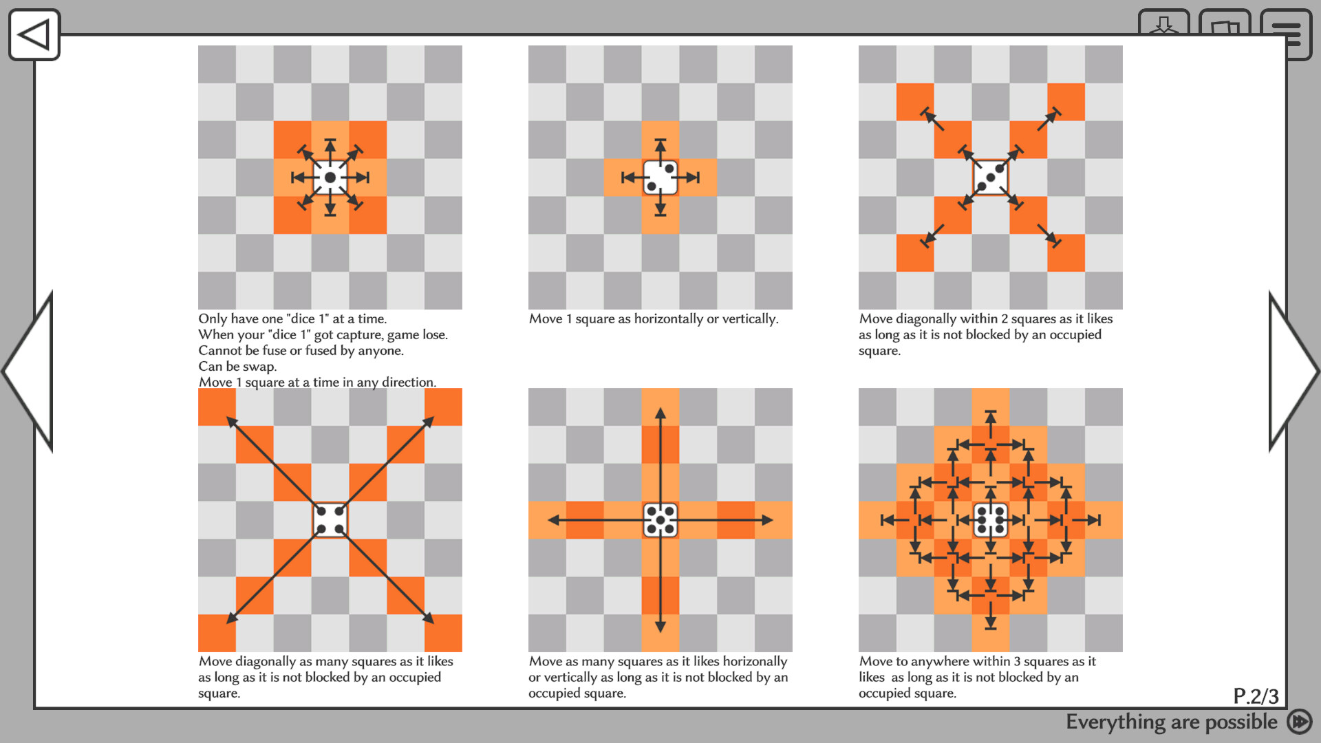 Dice chess screenshot #1