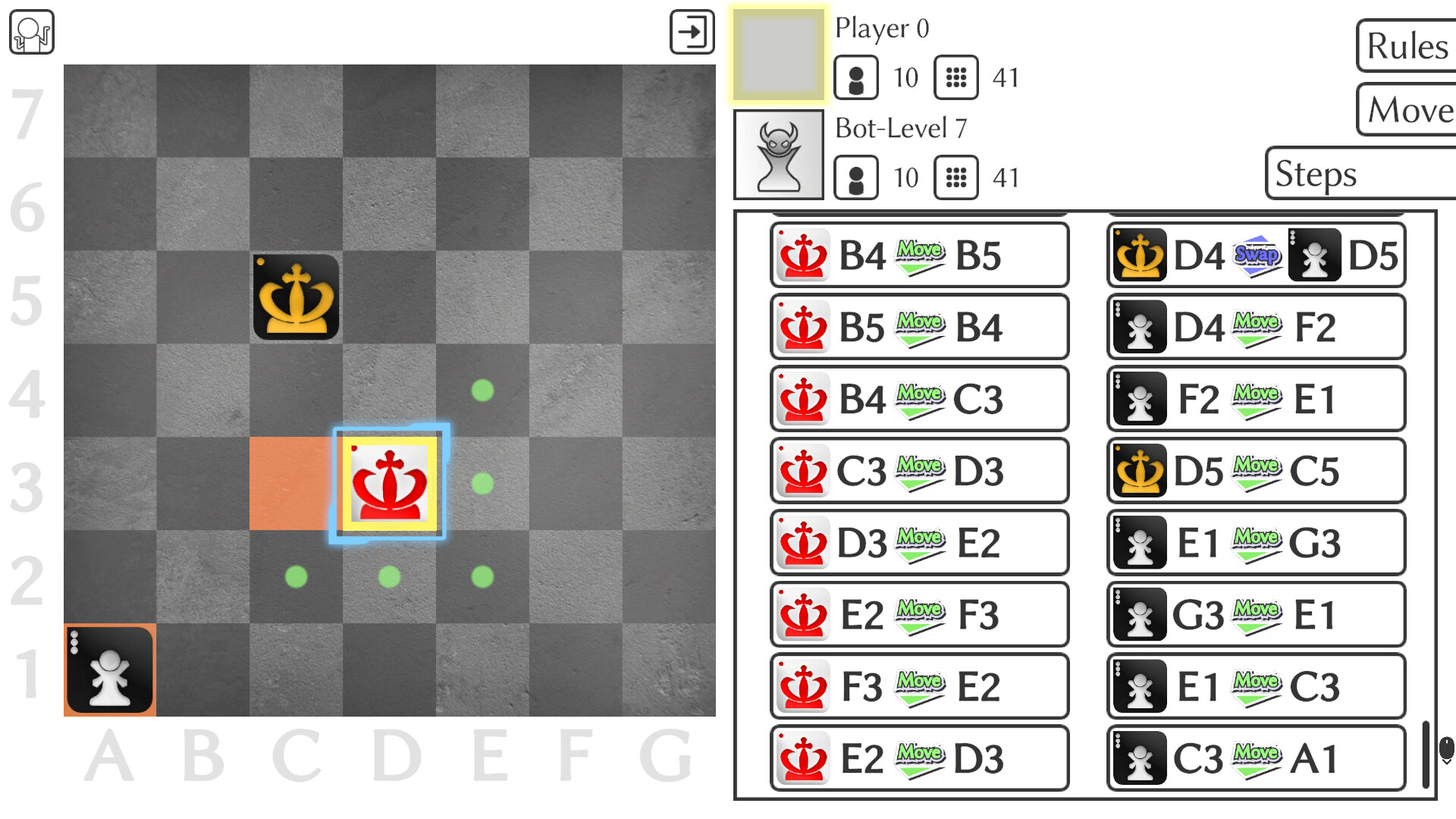 Dice chess screenshot 6