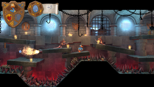 Screenshot of Dodo Master gameplay showing in-action mechanics