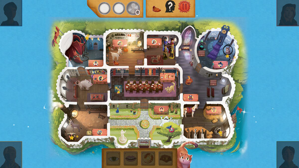Screenshot of Wer war's? gameplay showing in-action mechanics