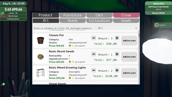 Weed Supermarket Simulator.