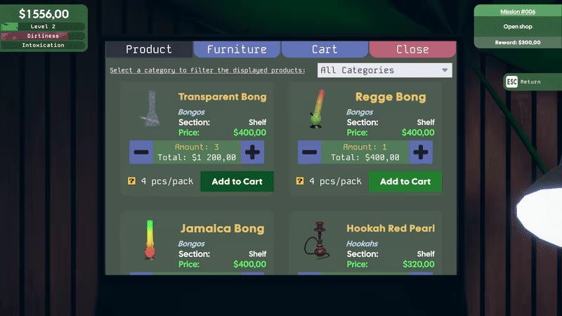 Weed Supermarket Simulator video 3