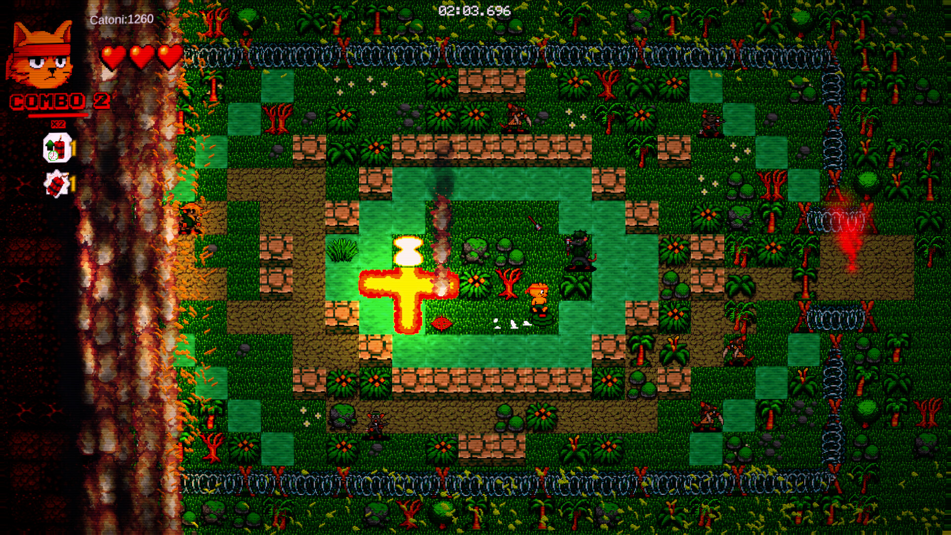 Bomber Cats: Napalm Strike screenshot #8