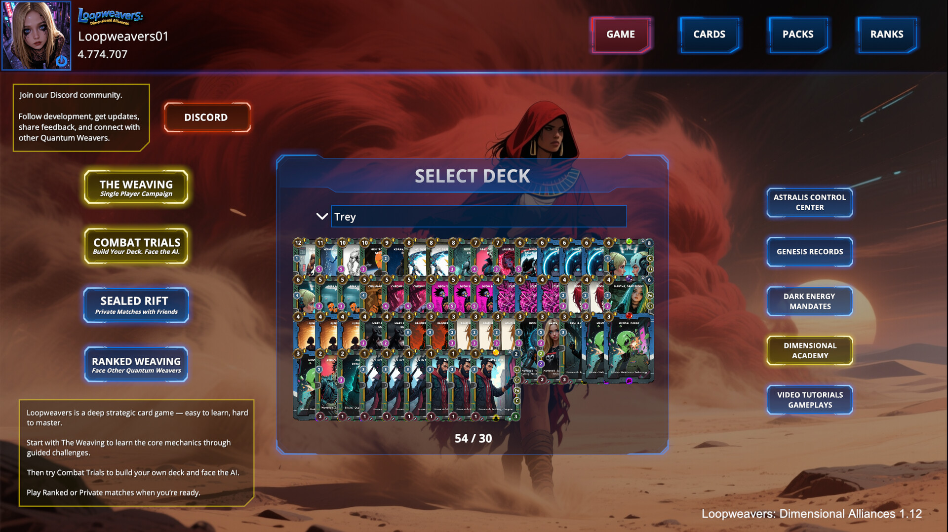 Loopweavers: Dimensional Alliances screenshot #1