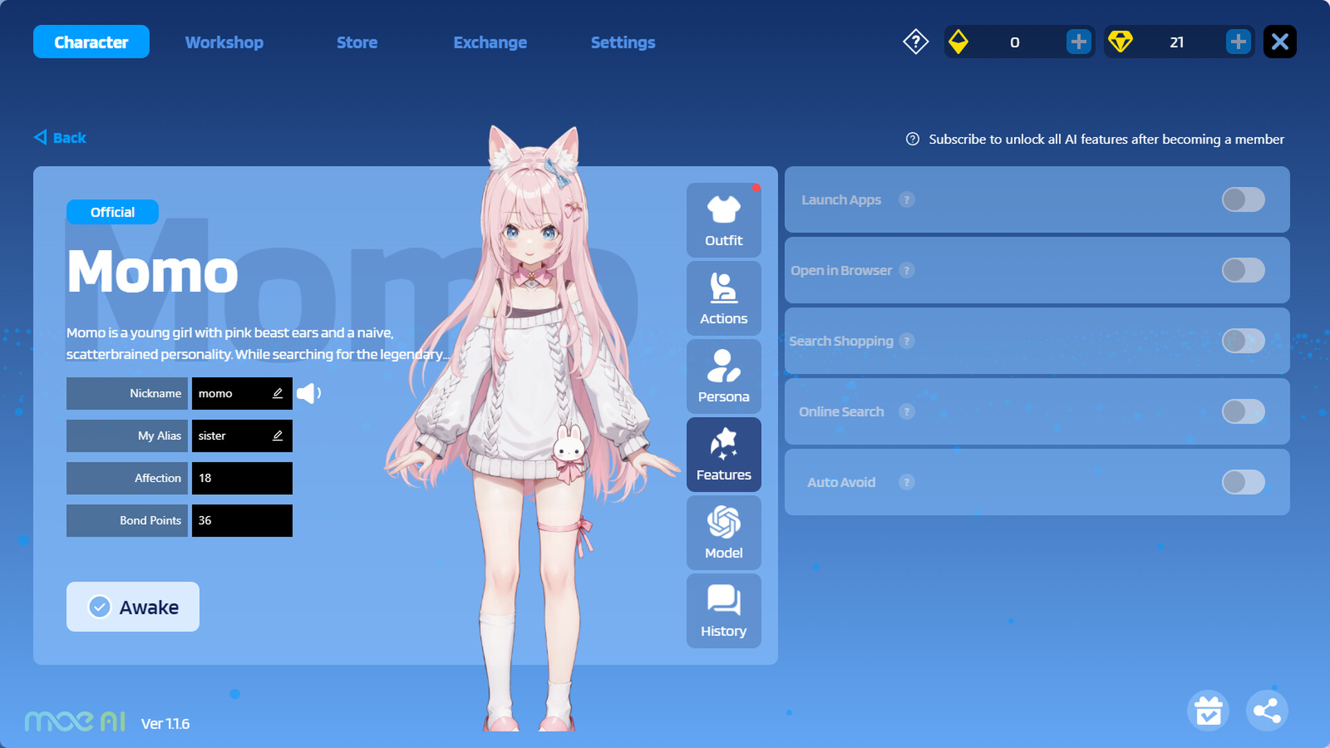 Moe-AI screenshot thumbnail screenshot 4