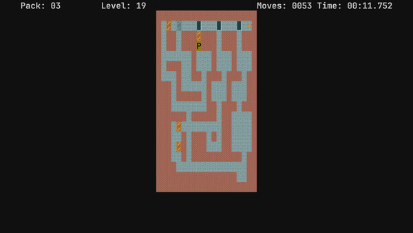 Screenshot 2 of SokoTerm - additional gameplay view