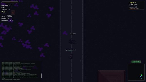 Night Invasion game for Linux 1