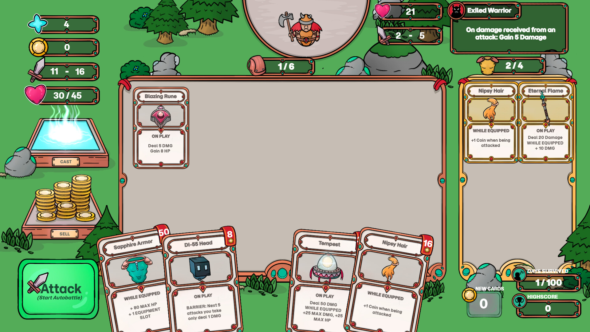 Runewood: Hundred Nights screenshot #2