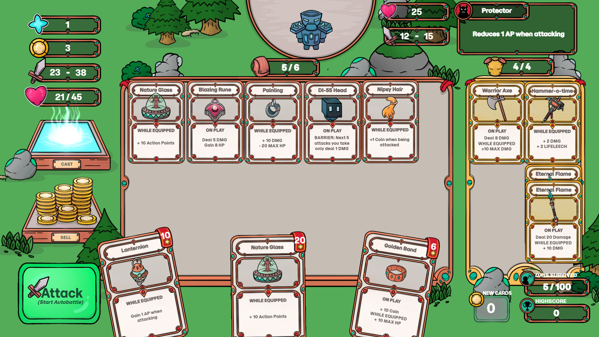 Runewood: Hundred Nights screenshot #4