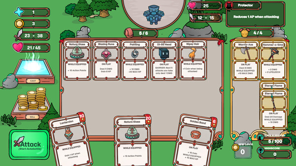 Скриншот из Runewood: Hundred Nights