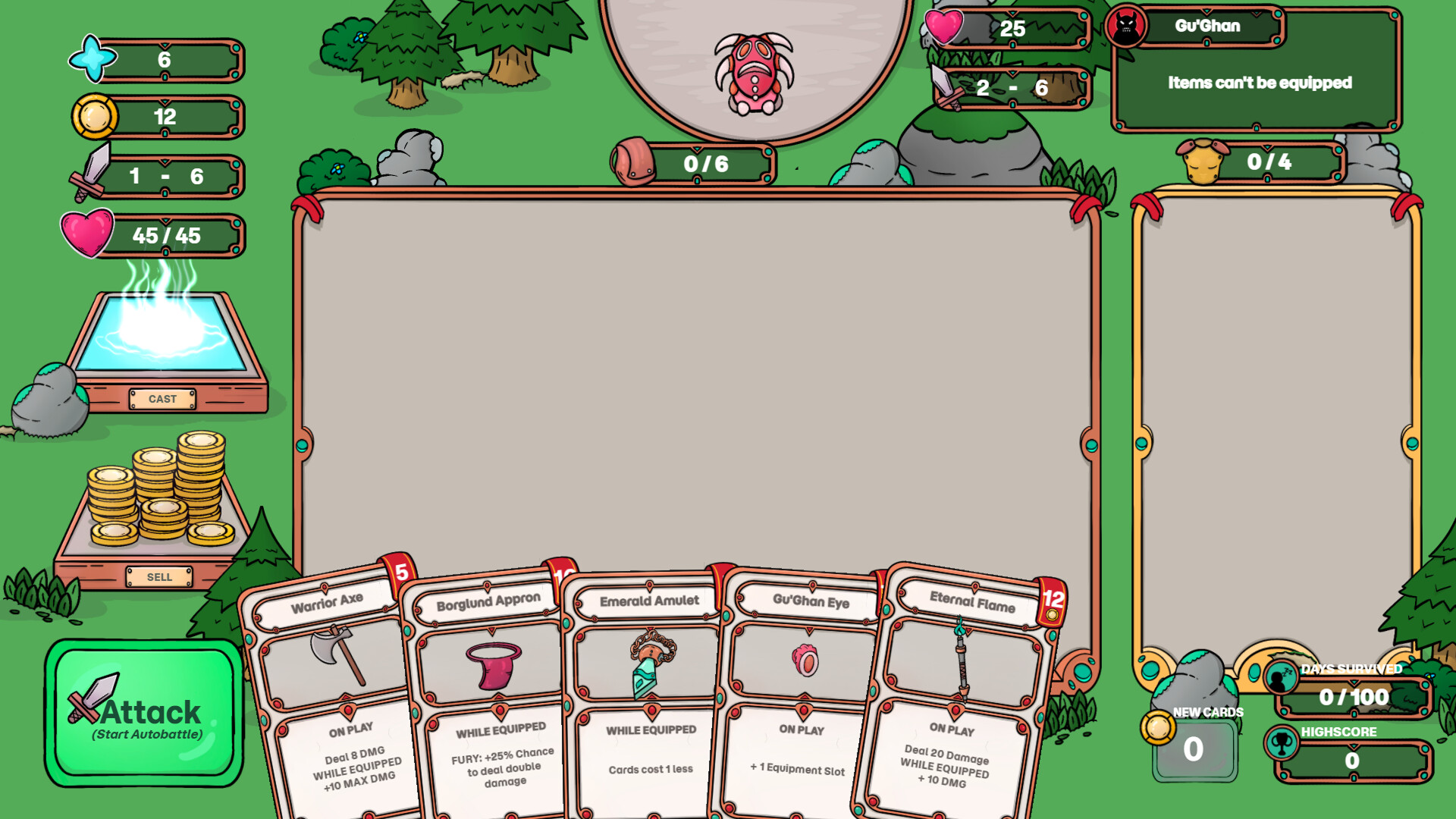 Runewood: Hundred Nights screenshot #1