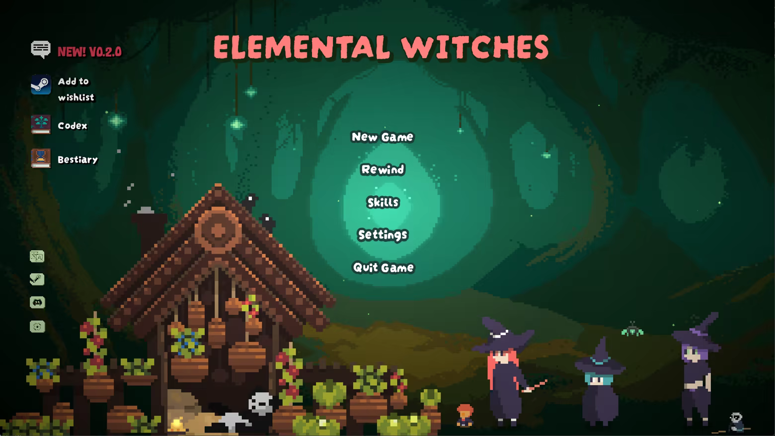 Иллюстрация из описания игры Elemental Witches